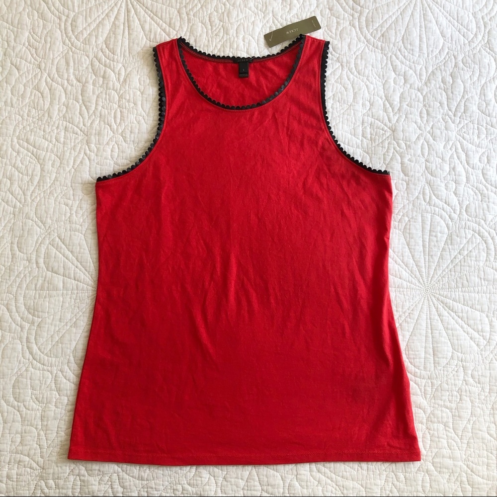COPY - J. Crew Scalloped Trim Tank NWT